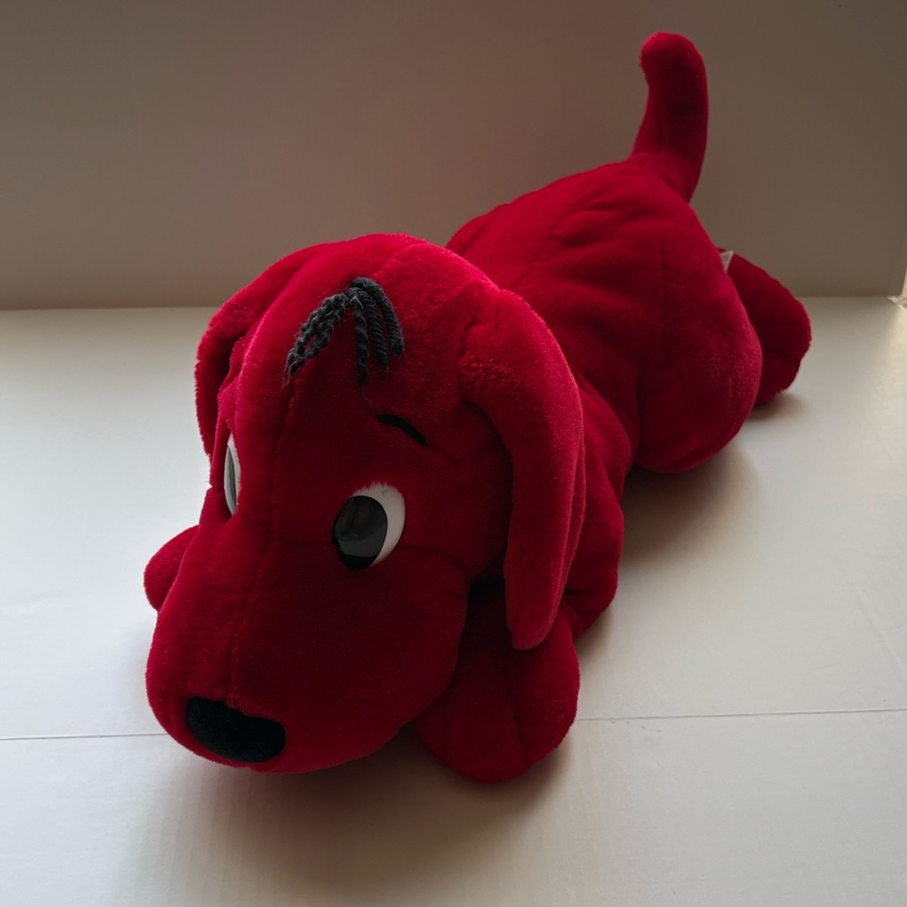 ** SOLD** Vintage 24 Inch Large Barking Clifford The Big Red Dog Plush